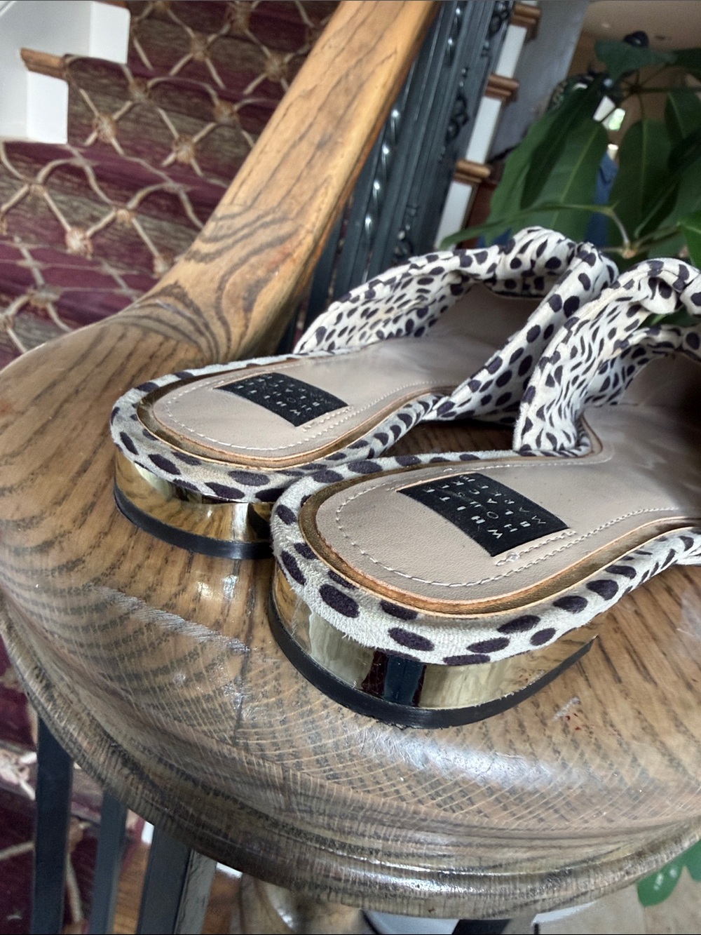 White House black market ladies pointy toe flats excellent condition size 8 - Picture 4 of 13